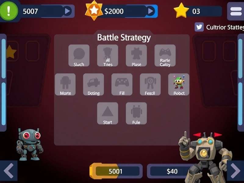 Bombay Bot Brigade gameplay screenshot showing robot battle